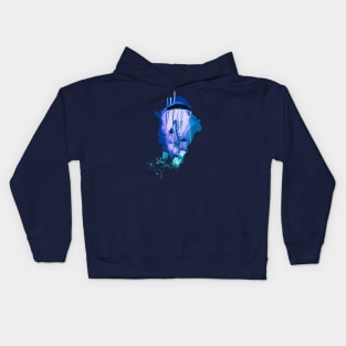 Glowing Mushrooms Kids Hoodie